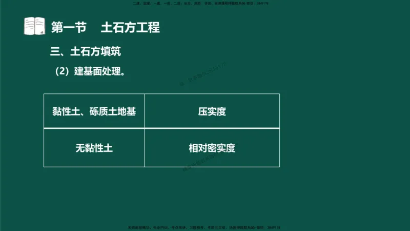 11-质量控制第三章-第一节-土石方工程（二）_监理工程师_2025监理工程师_2025年监理工程师SVIP_2025年监理水利控制SVIP_02-基础精讲✿高端面授✿深度强化_讲义