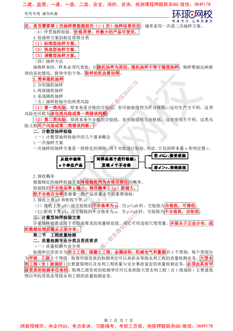 01.质量直播密训（一）_监理工程师_2025监理工程师_2025年监理工程师SVIP_2025年监理水利控制SVIP_04-冲刺串讲✿考点强化✿小灶集训