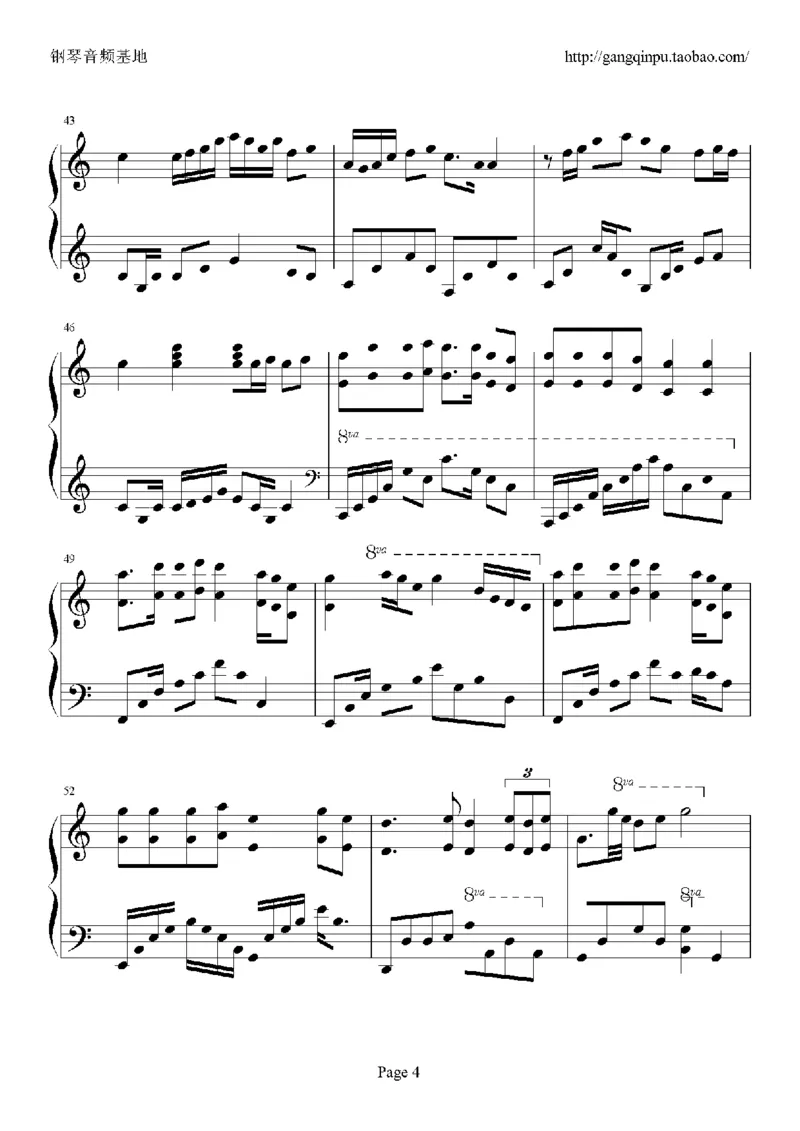 07、张国荣（96页，共23首）_一万首著名钢琴曲谱哈农贝多芬合集视频教学电子版高清无水印可打印_3流行音乐谱_流行钢琴谱合集形式_高清PDF无水印