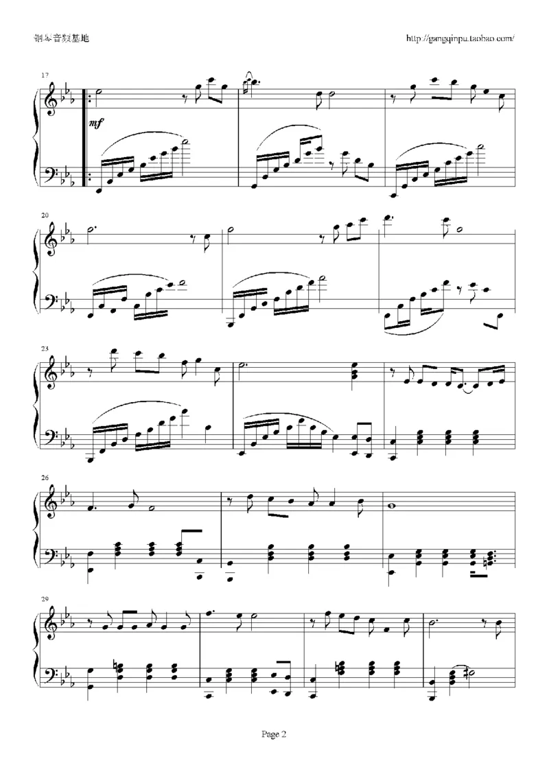 07、张国荣（96页，共23首）_一万首著名钢琴曲谱哈农贝多芬合集视频教学电子版高清无水印可打印_3流行音乐谱_流行钢琴谱合集形式_高清PDF无水印