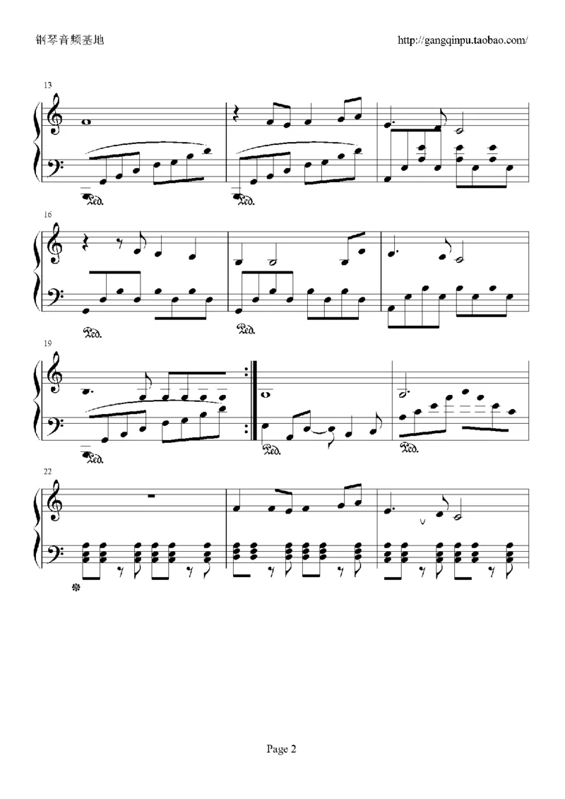 07、张国荣（96页，共23首）_一万首著名钢琴曲谱哈农贝多芬合集视频教学电子版高清无水印可打印_3流行音乐谱_流行钢琴谱合集形式_高清PDF无水印