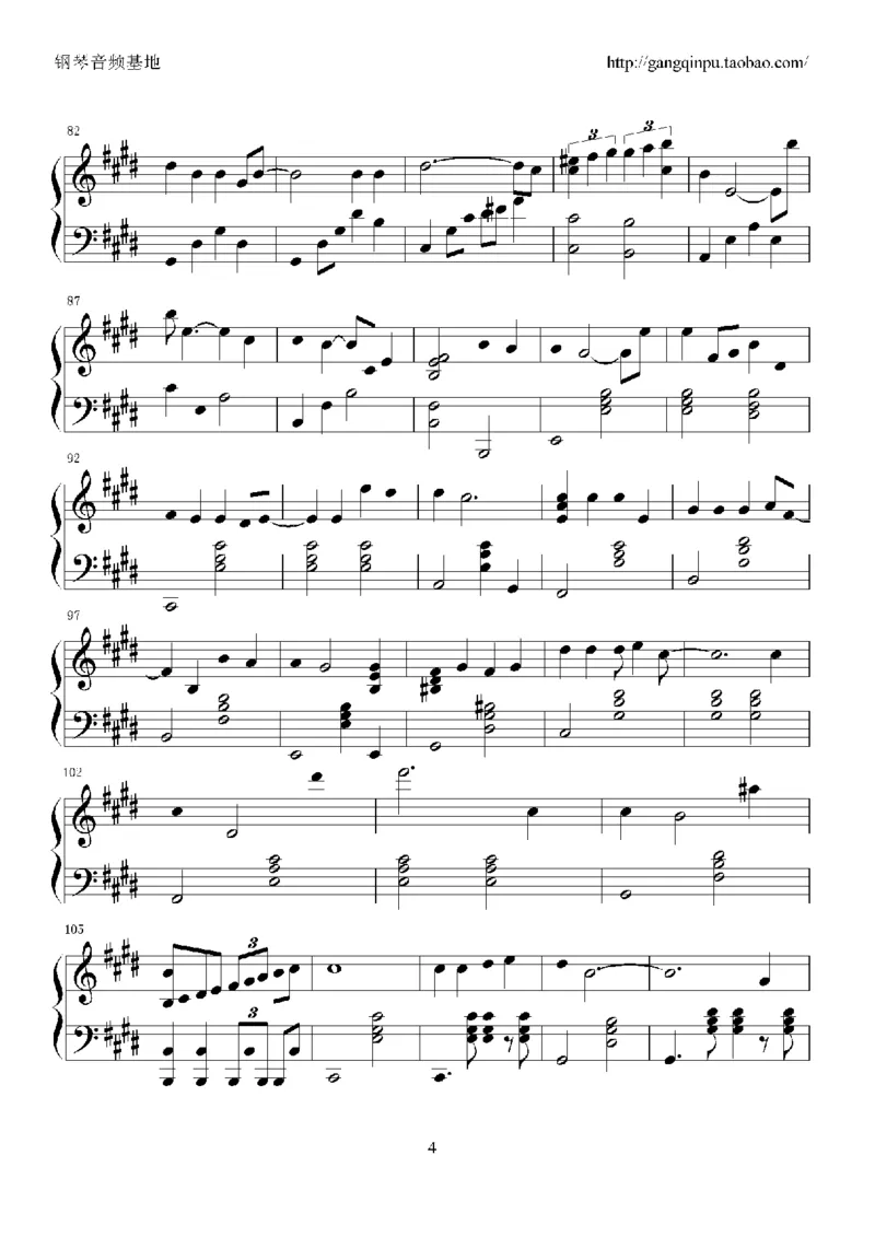 07、张国荣（96页，共23首）_一万首著名钢琴曲谱哈农贝多芬合集视频教学电子版高清无水印可打印_3流行音乐谱_流行钢琴谱合集形式_高清PDF无水印