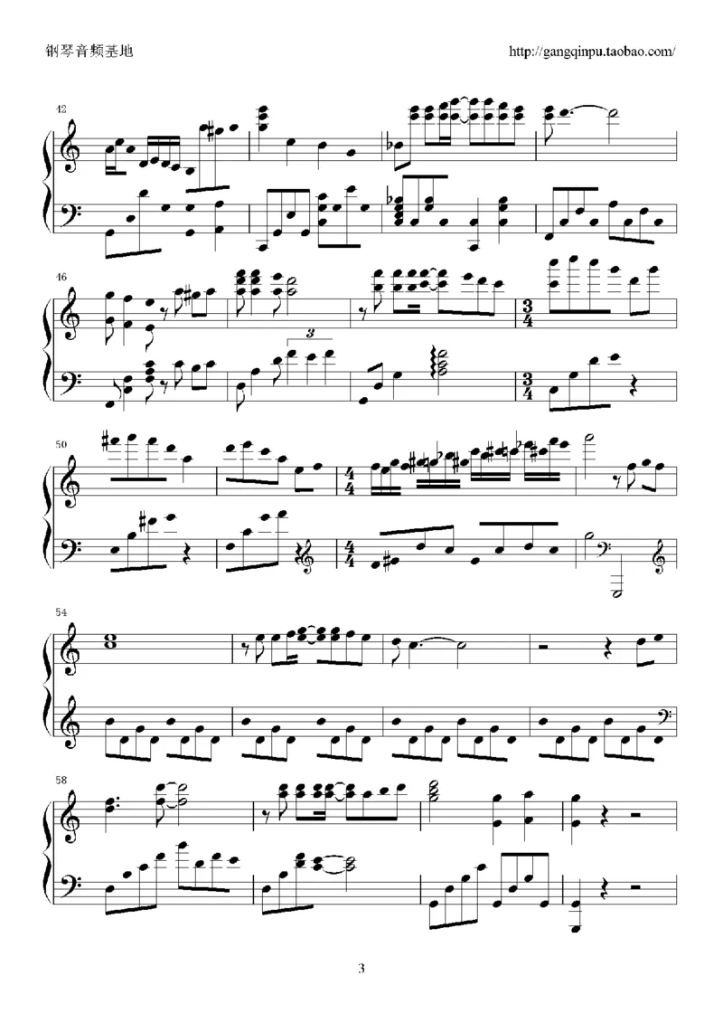 07、张国荣（96页，共23首）_一万首著名钢琴曲谱哈农贝多芬合集视频教学电子版高清无水印可打印_3流行音乐谱_流行钢琴谱合集形式_高清PDF无水印