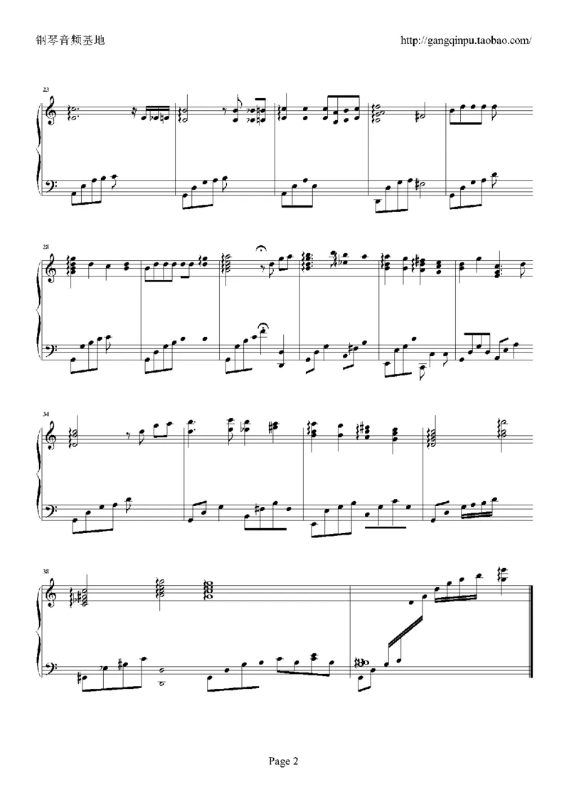 07、张国荣（96页，共23首）_一万首著名钢琴曲谱哈农贝多芬合集视频教学电子版高清无水印可打印_3流行音乐谱_流行钢琴谱合集形式_高清PDF无水印