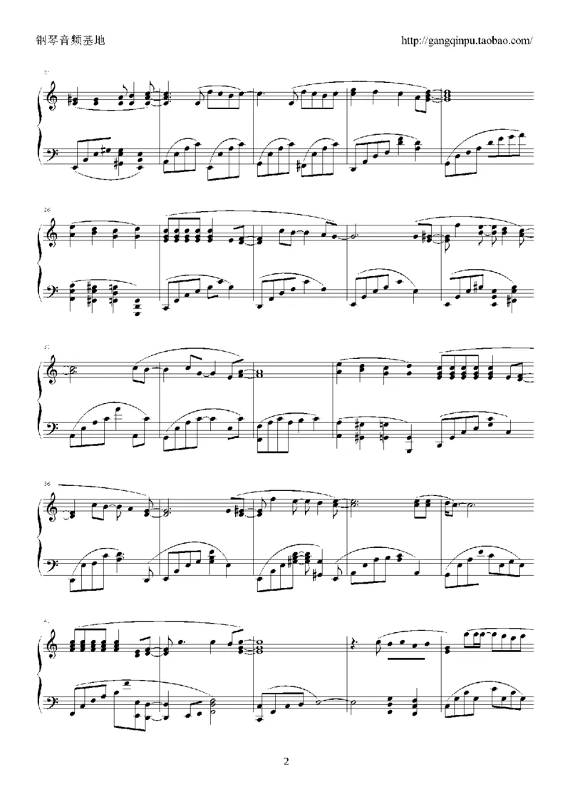 07、张国荣（96页，共23首）_一万首著名钢琴曲谱哈农贝多芬合集视频教学电子版高清无水印可打印_3流行音乐谱_流行钢琴谱合集形式_高清PDF无水印