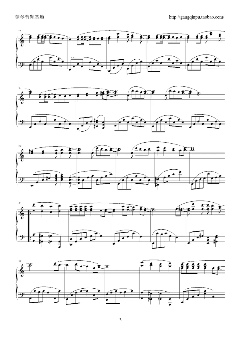 07、张国荣（96页，共23首）_一万首著名钢琴曲谱哈农贝多芬合集视频教学电子版高清无水印可打印_3流行音乐谱_流行钢琴谱合集形式_高清PDF无水印