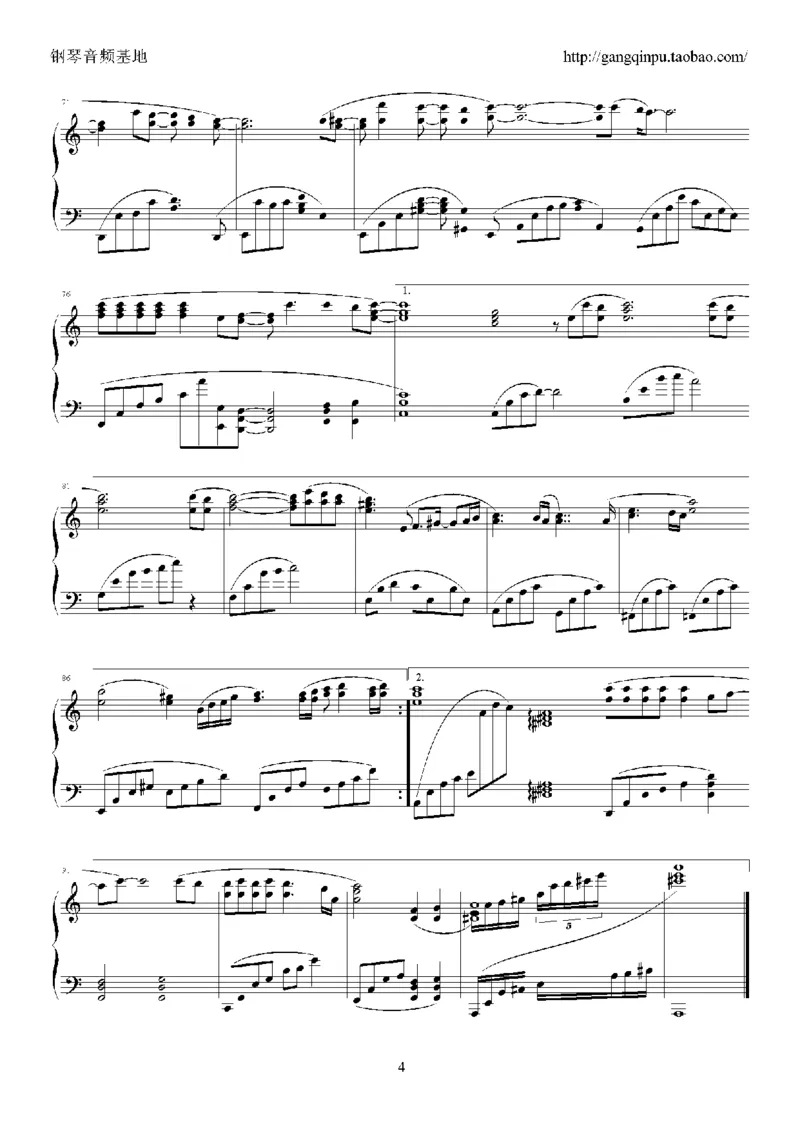 07、张国荣（96页，共23首）_一万首著名钢琴曲谱哈农贝多芬合集视频教学电子版高清无水印可打印_3流行音乐谱_流行钢琴谱合集形式_高清PDF无水印