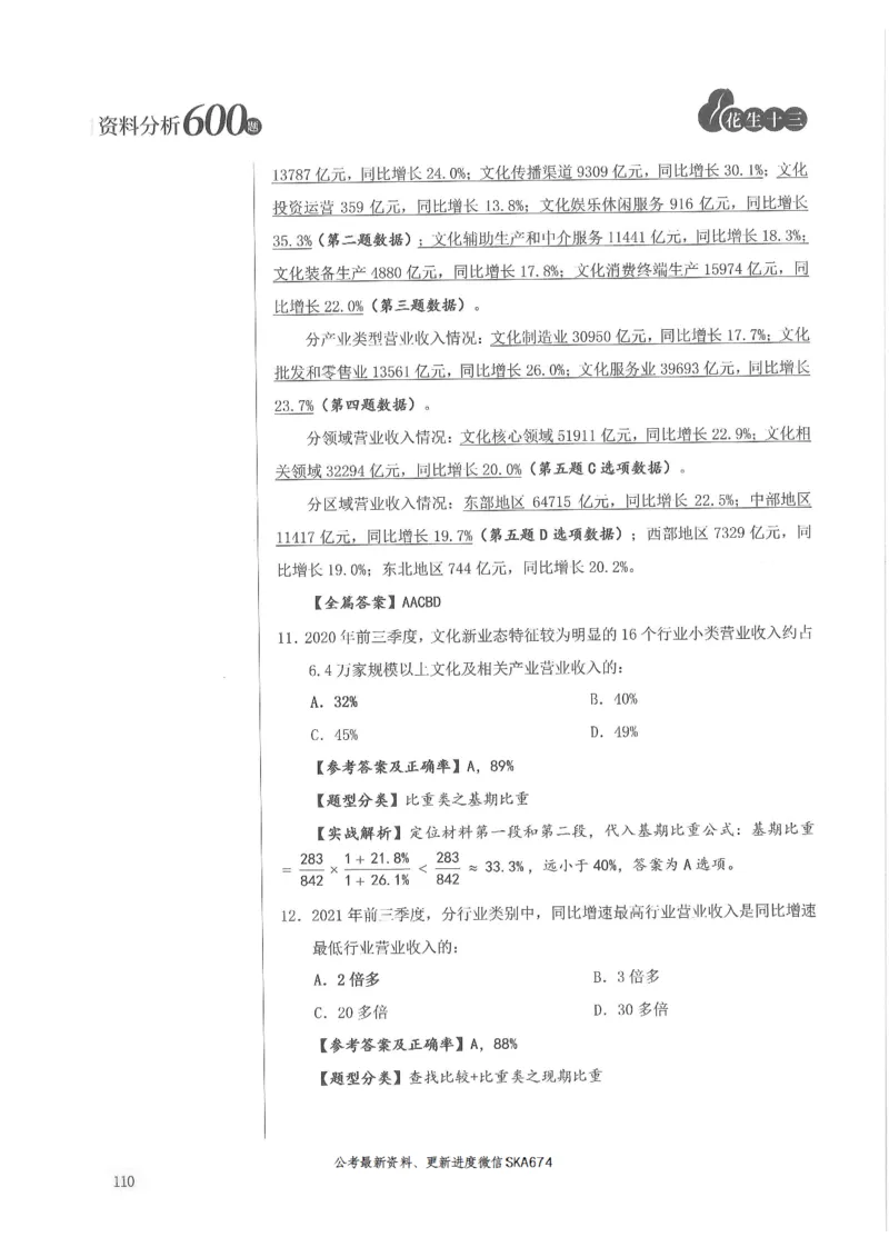 解析篇_2026考公资料_花生十三合集_旗舰班-国考（2026版）花生十三旗舰班（花生行测+飞扬申论）⭐⭐⭐_电子资料（讲义+题本）_刷题题本_资料分析600题