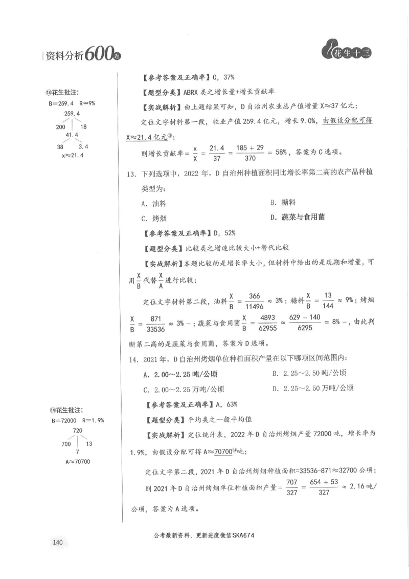 解析篇_2026考公资料_花生十三合集_旗舰班-国考（2026版）花生十三旗舰班（花生行测+飞扬申论）⭐⭐⭐_电子资料（讲义+题本）_刷题题本_资料分析600题