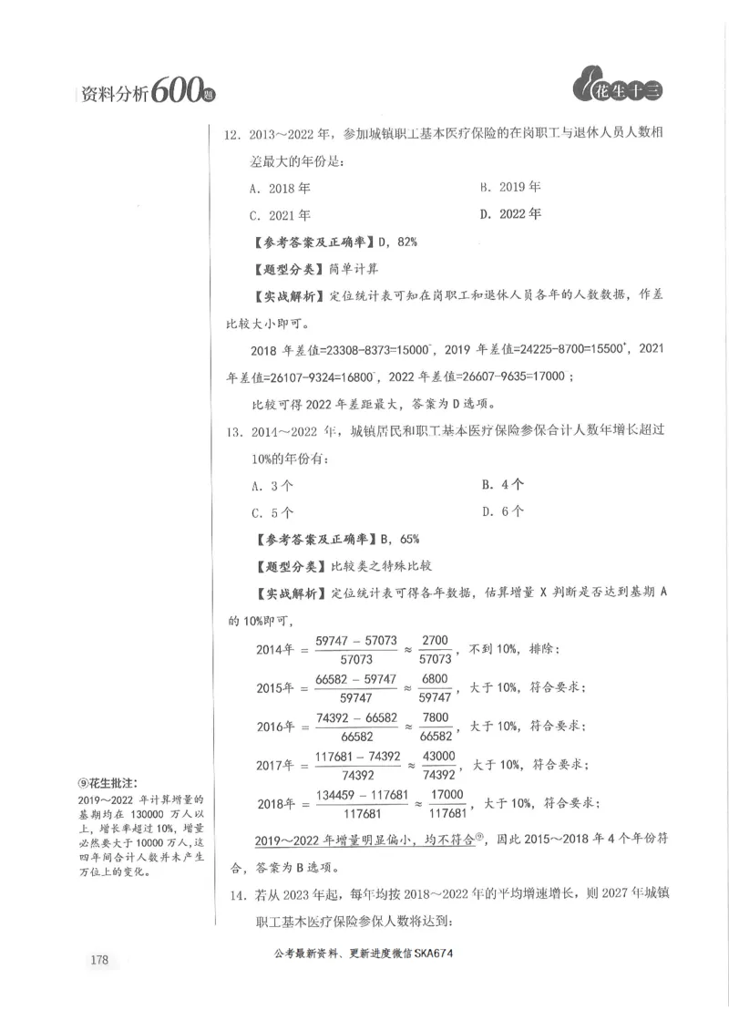 解析篇_2026考公资料_花生十三合集_旗舰班-国考（2026版）花生十三旗舰班（花生行测+飞扬申论）⭐⭐⭐_电子资料（讲义+题本）_刷题题本_资料分析600题