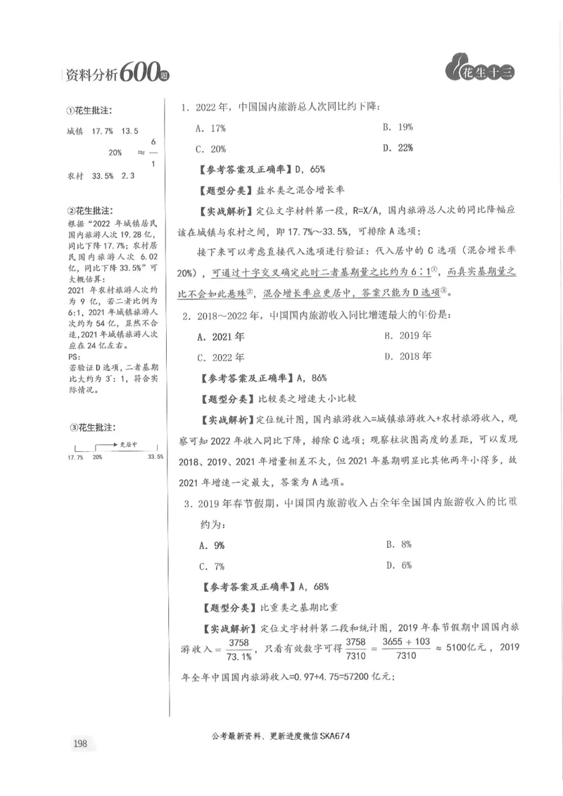 解析篇_2026考公资料_花生十三合集_旗舰班-国考（2026版）花生十三旗舰班（花生行测+飞扬申论）⭐⭐⭐_电子资料（讲义+题本）_刷题题本_资料分析600题