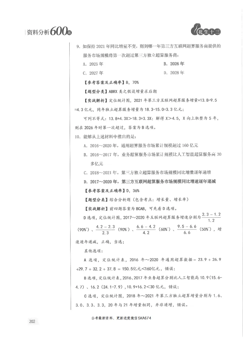 解析篇_2026考公资料_花生十三合集_旗舰班-国考（2026版）花生十三旗舰班（花生行测+飞扬申论）⭐⭐⭐_电子资料（讲义+题本）_刷题题本_资料分析600题