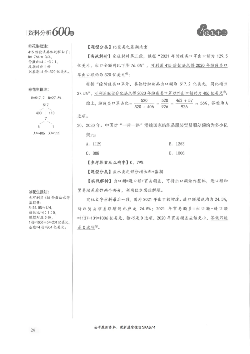 解析篇_2026考公资料_花生十三合集_旗舰班-国考（2026版）花生十三旗舰班（花生行测+飞扬申论）⭐⭐⭐_电子资料（讲义+题本）_刷题题本_资料分析600题