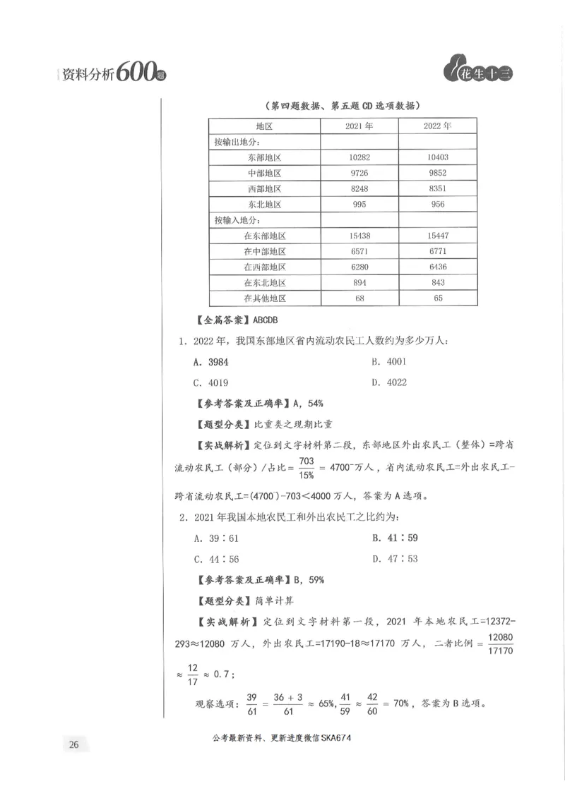 解析篇_2026考公资料_花生十三合集_旗舰班-国考（2026版）花生十三旗舰班（花生行测+飞扬申论）⭐⭐⭐_电子资料（讲义+题本）_刷题题本_资料分析600题