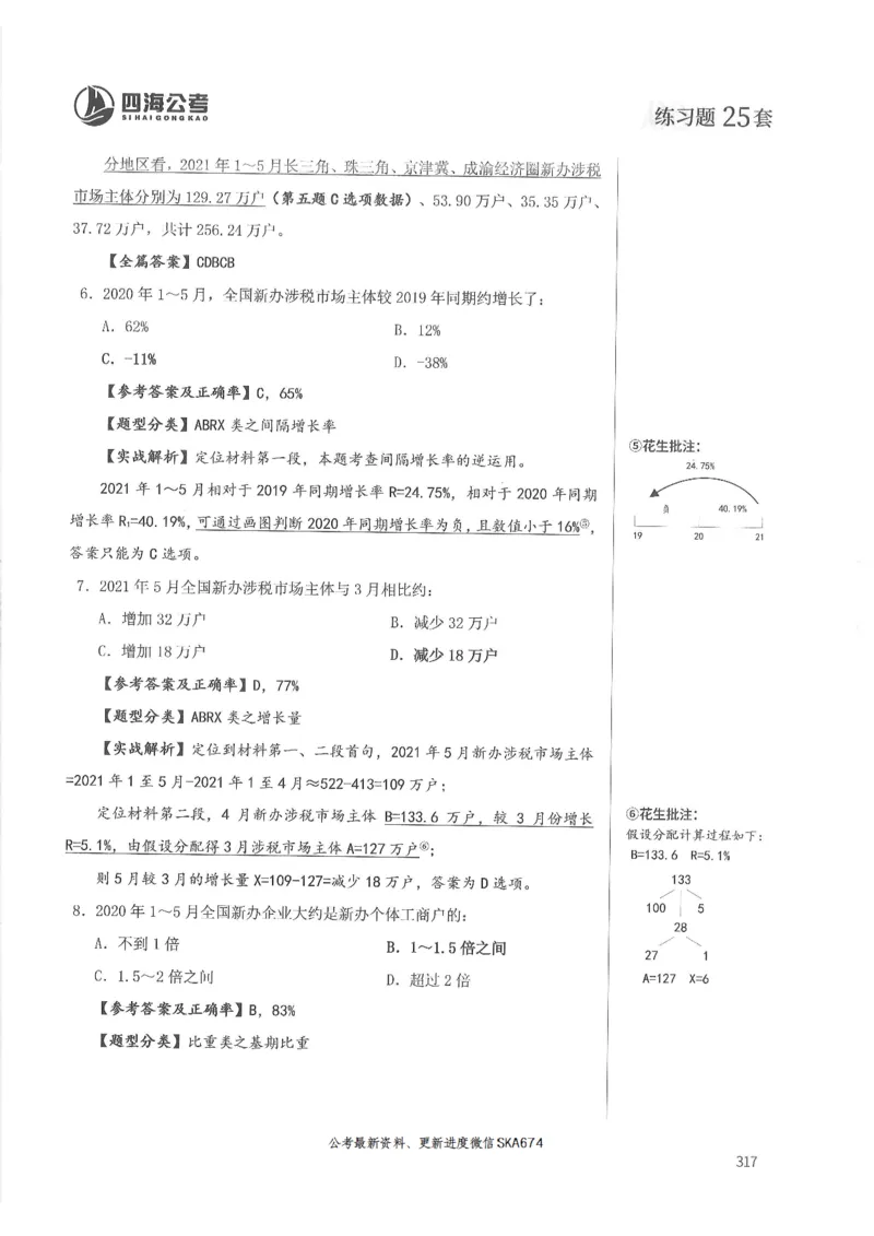 解析篇_2026考公资料_花生十三合集_旗舰班-国考（2026版）花生十三旗舰班（花生行测+飞扬申论）⭐⭐⭐_电子资料（讲义+题本）_刷题题本_资料分析600题