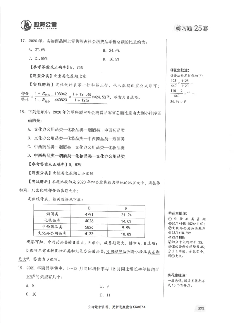 解析篇_2026考公资料_花生十三合集_旗舰班-国考（2026版）花生十三旗舰班（花生行测+飞扬申论）⭐⭐⭐_电子资料（讲义+题本）_刷题题本_资料分析600题