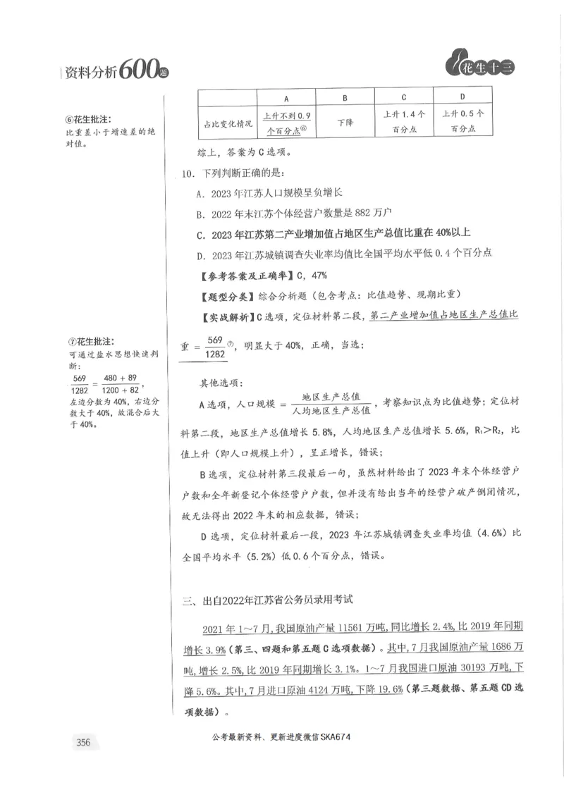 解析篇_2026考公资料_花生十三合集_旗舰班-国考（2026版）花生十三旗舰班（花生行测+飞扬申论）⭐⭐⭐_电子资料（讲义+题本）_刷题题本_资料分析600题