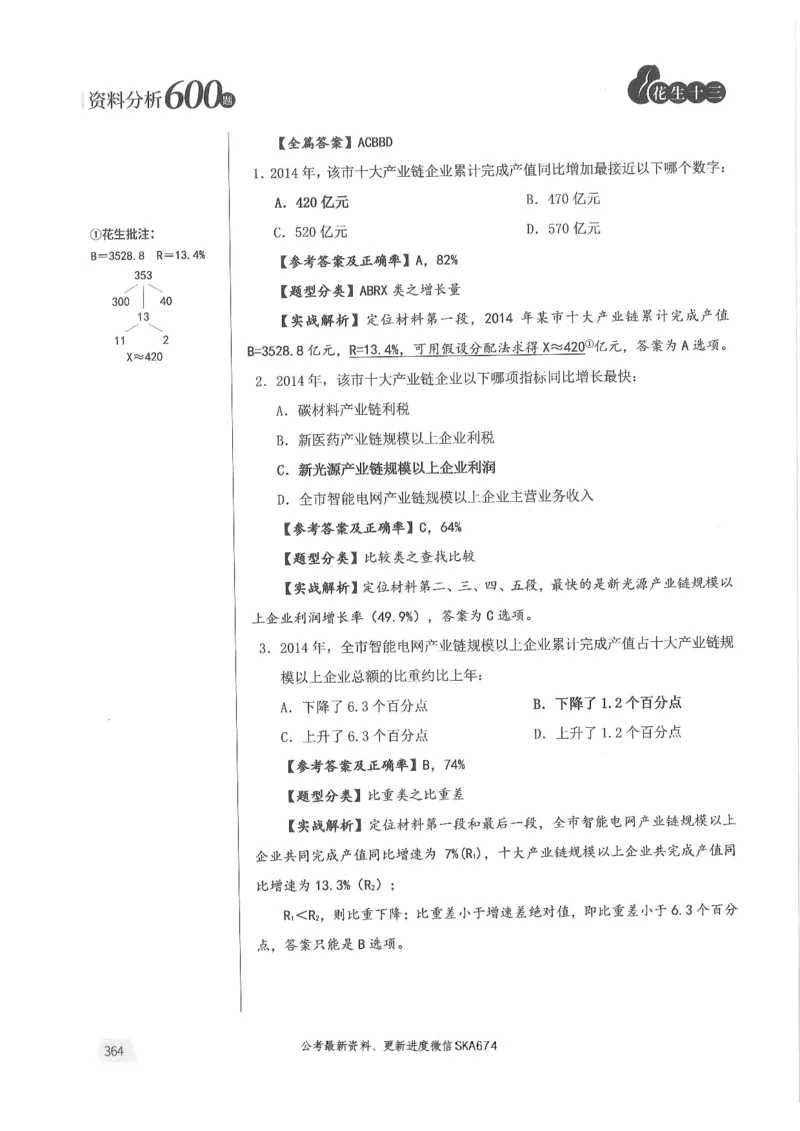 解析篇_2026考公资料_花生十三合集_旗舰班-国考（2026版）花生十三旗舰班（花生行测+飞扬申论）⭐⭐⭐_电子资料（讲义+题本）_刷题题本_资料分析600题