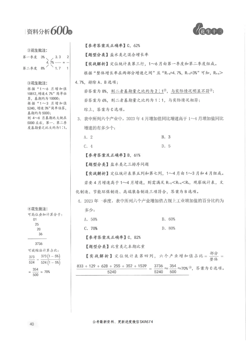 解析篇_2026考公资料_花生十三合集_旗舰班-国考（2026版）花生十三旗舰班（花生行测+飞扬申论）⭐⭐⭐_电子资料（讲义+题本）_刷题题本_资料分析600题