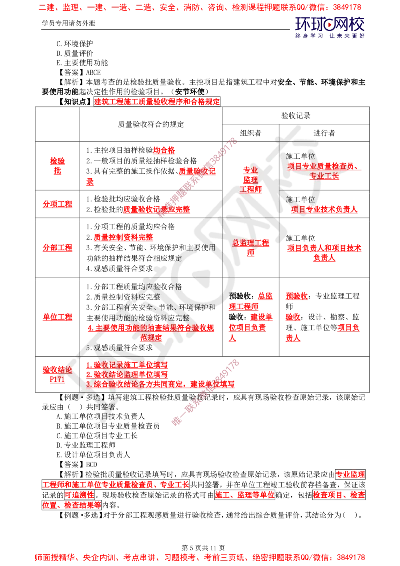 12.质量：精题必练（七）_监理工程师_2025监理工程师_2025年监理工程师SVIP_2025年监理土建控制SVIP_03-习题精析✿实战特训✿模考通关_12-控制《精题必练班》李娜HQ推荐