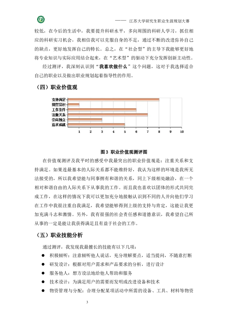 模版参考-食品某同学职业生涯规划书(不能照抄内容-可参考版式)_E6-职业规划_72食品专业