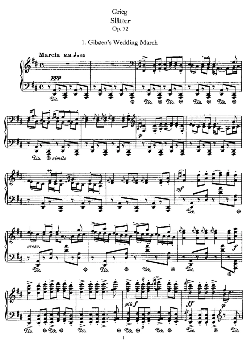 17NorwegianPeasantDances,Op72_一万首著名钢琴曲谱哈农贝多芬合集视频教学电子版高清无水印可打印_1古典钢琴知名音乐家谱_格里格钢琴谱全集_其他