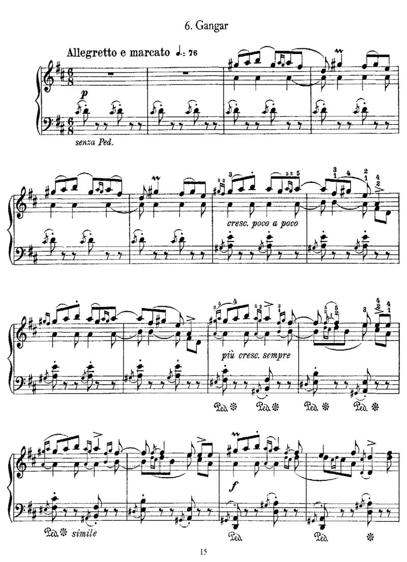 17NorwegianPeasantDances,Op72_一万首著名钢琴曲谱哈农贝多芬合集视频教学电子版高清无水印可打印_1古典钢琴知名音乐家谱_格里格钢琴谱全集_其他