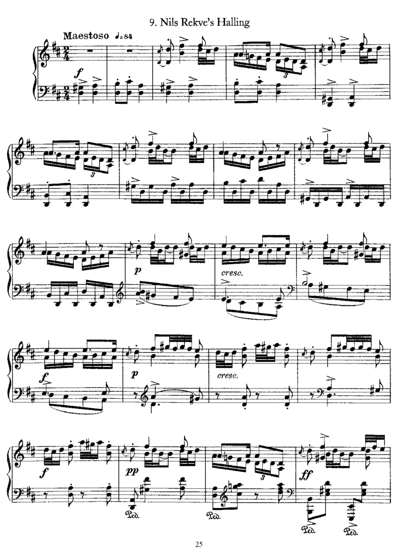 17NorwegianPeasantDances,Op72_一万首著名钢琴曲谱哈农贝多芬合集视频教学电子版高清无水印可打印_1古典钢琴知名音乐家谱_格里格钢琴谱全集_其他