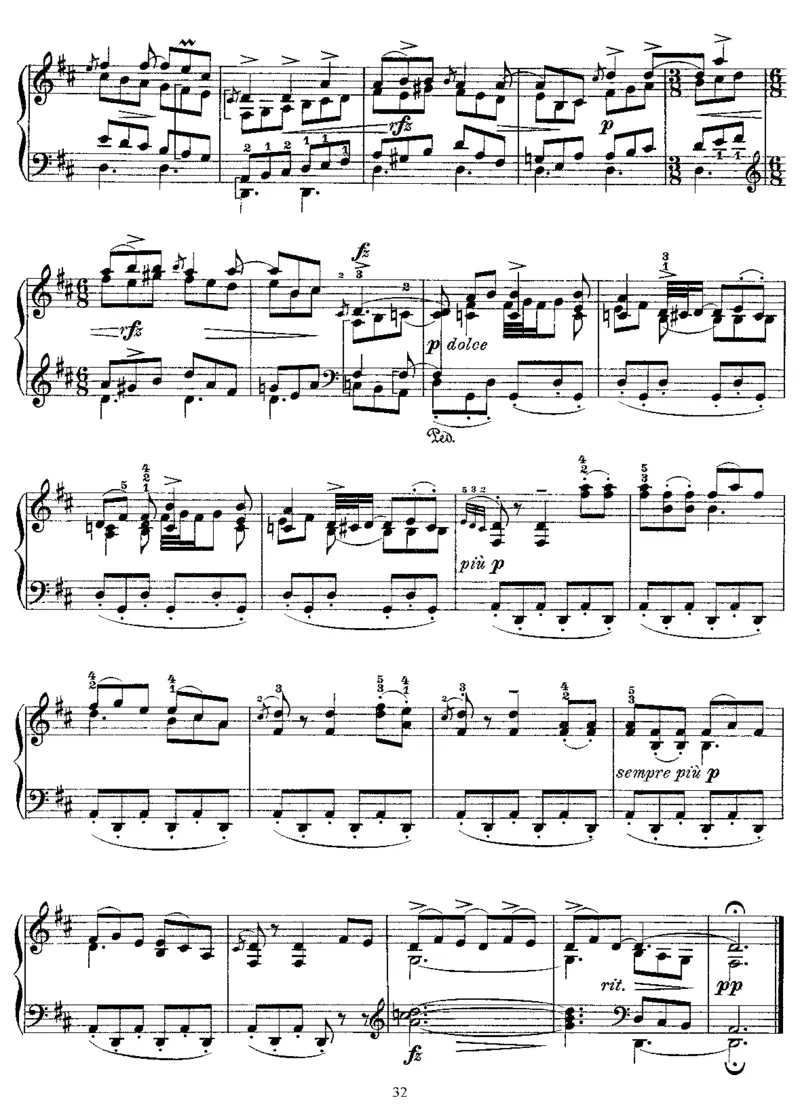 17NorwegianPeasantDances,Op72_一万首著名钢琴曲谱哈农贝多芬合集视频教学电子版高清无水印可打印_1古典钢琴知名音乐家谱_格里格钢琴谱全集_其他