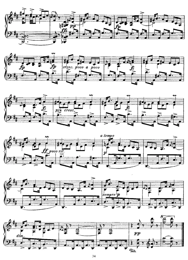 17NorwegianPeasantDances,Op72_一万首著名钢琴曲谱哈农贝多芬合集视频教学电子版高清无水印可打印_1古典钢琴知名音乐家谱_格里格钢琴谱全集_其他