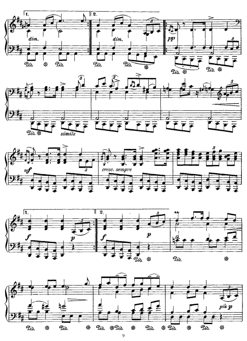 17NorwegianPeasantDances,Op72_一万首著名钢琴曲谱哈农贝多芬合集视频教学电子版高清无水印可打印_1古典钢琴知名音乐家谱_格里格钢琴谱全集_其他