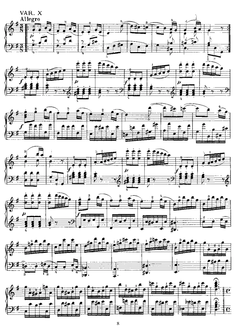 10Variations,K455_一万首著名钢琴曲谱哈农贝多芬合集视频教学电子版高清无水印可打印_1古典钢琴知名音乐家谱_莫扎特钢琴谱全集_0312095926_变奏曲集
