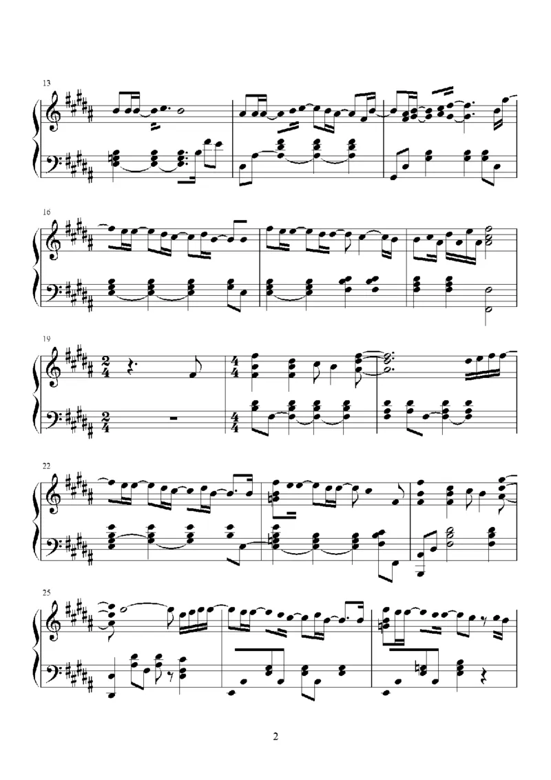 16、陶喆（42页，共10首）_一万首著名钢琴曲谱哈农贝多芬合集视频教学电子版高清无水印可打印_3流行音乐谱_流行钢琴谱合集形式_高清PDF无水印