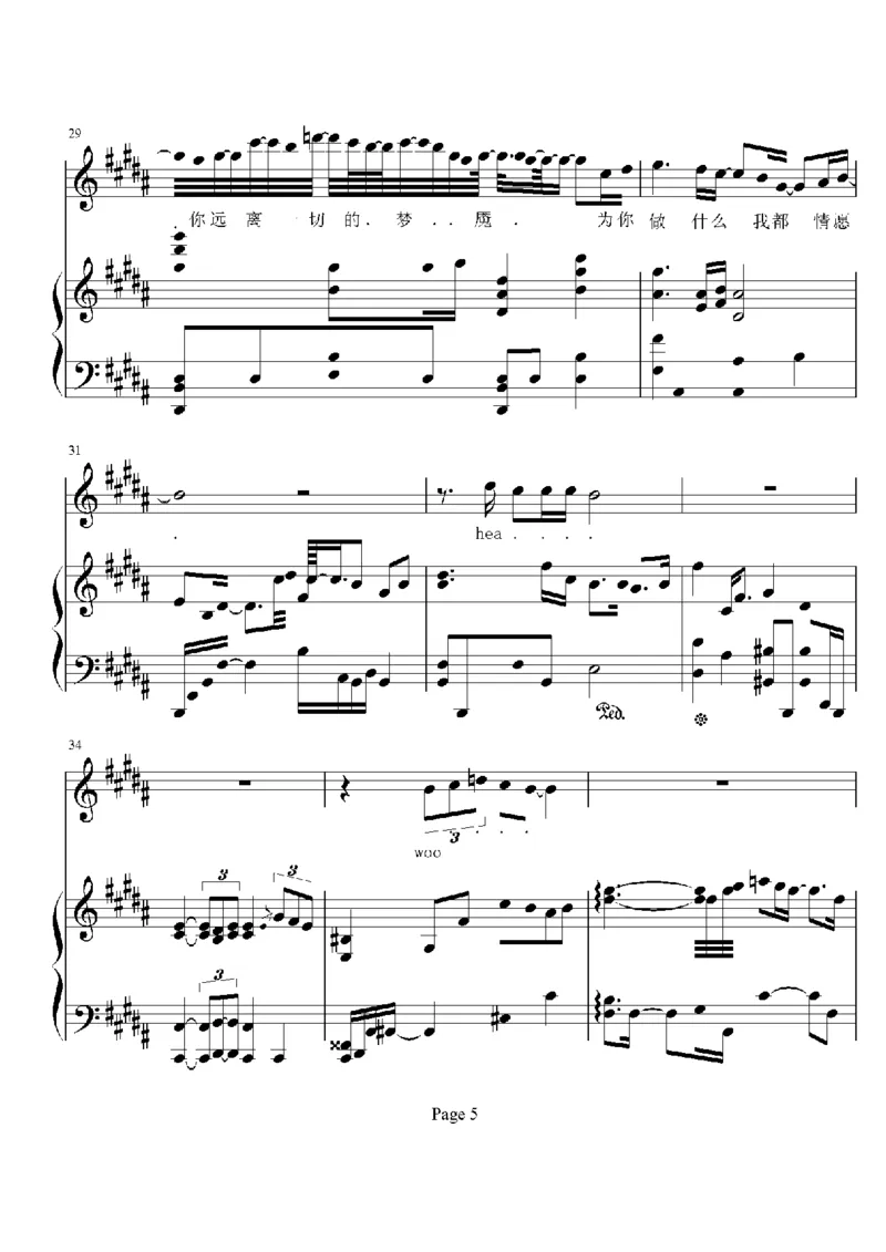 16、陶喆（42页，共10首）_一万首著名钢琴曲谱哈农贝多芬合集视频教学电子版高清无水印可打印_3流行音乐谱_流行钢琴谱合集形式_高清PDF无水印