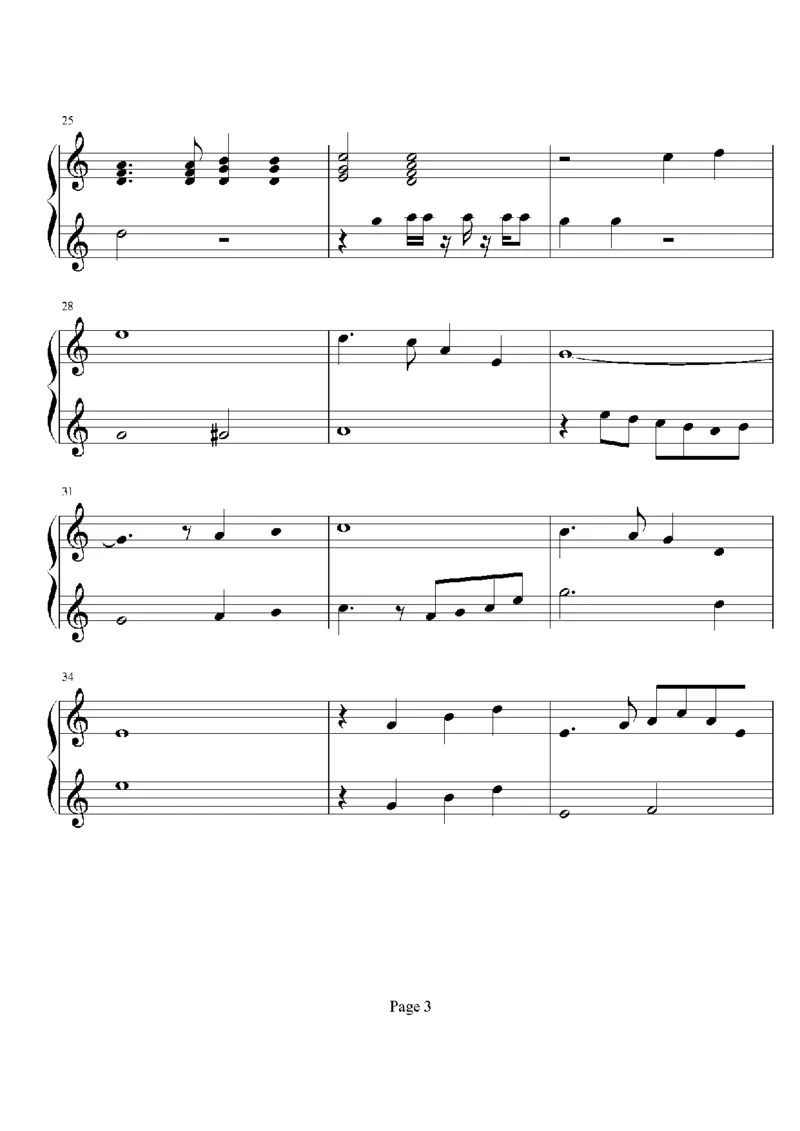 16、陶喆（42页，共10首）_一万首著名钢琴曲谱哈农贝多芬合集视频教学电子版高清无水印可打印_3流行音乐谱_流行钢琴谱合集形式_高清PDF无水印