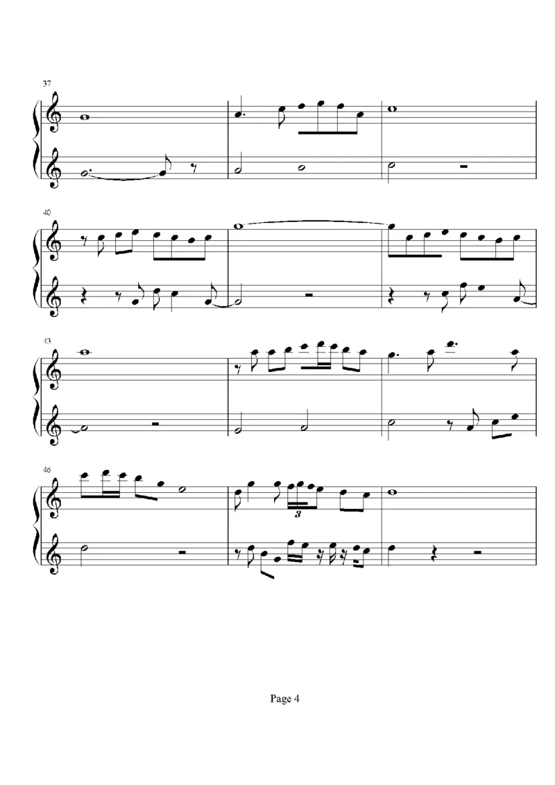 16、陶喆（42页，共10首）_一万首著名钢琴曲谱哈农贝多芬合集视频教学电子版高清无水印可打印_3流行音乐谱_流行钢琴谱合集形式_高清PDF无水印