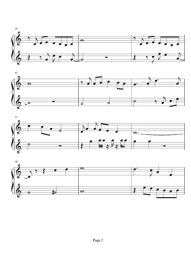 16、陶喆（42页，共10首）_一万首著名钢琴曲谱哈农贝多芬合集视频教学电子版高清无水印可打印_3流行音乐谱_流行钢琴谱合集形式_高清PDF无水印