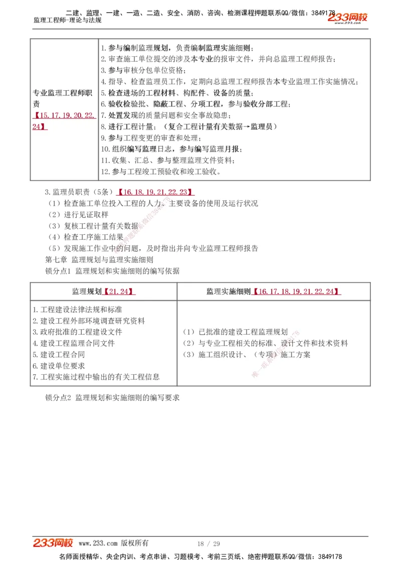 1-4_监理工程师_2025监理工程师_2025年监理工程师SVIP_2025年监理概论法规SVIP_04-冲刺串讲✿考点强化✿小灶集训_19-概论《直播点睛班》代楠233