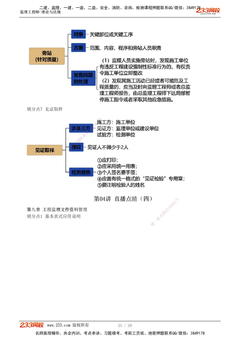 1-4_监理工程师_2025监理工程师_2025年监理工程师SVIP_2025年监理概论法规SVIP_04-冲刺串讲✿考点强化✿小灶集训_19-概论《直播点睛班》代楠233