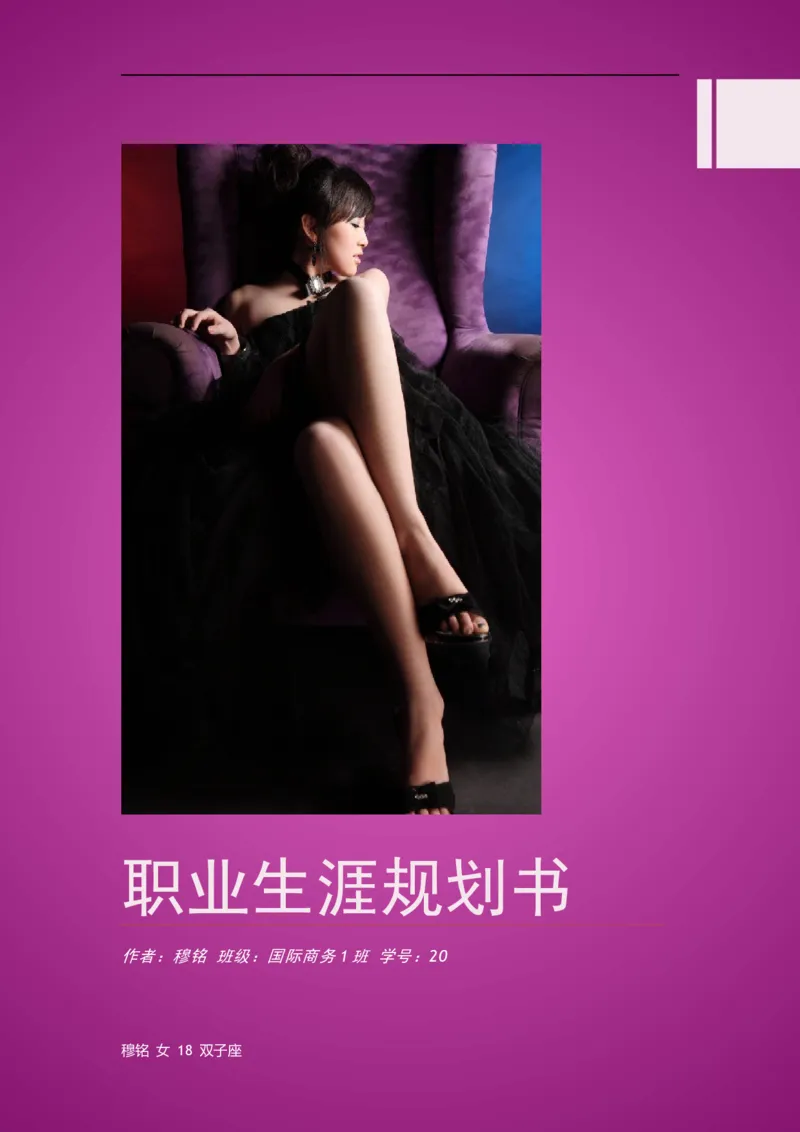 职业生涯规划书_E6-职业规划_92国际商务专业