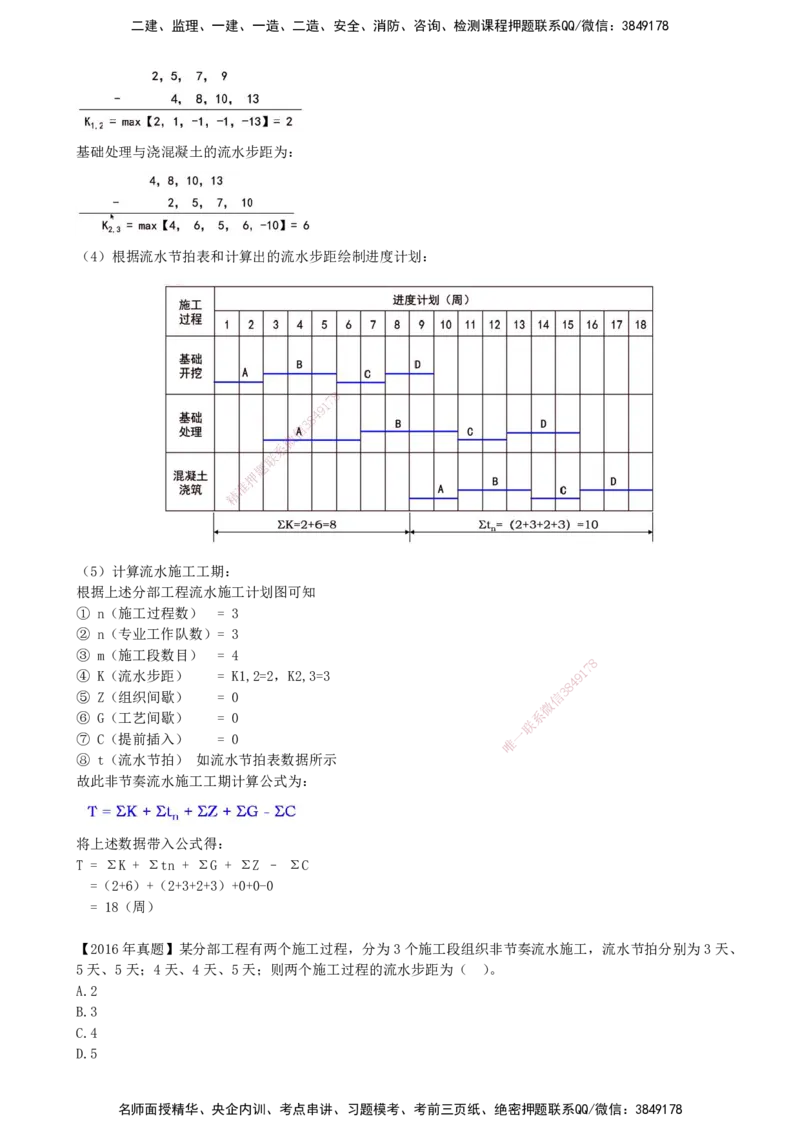 11-进度控制第二章-第三节-非节奏流水施工_监理工程师_2025监理工程师_2025年监理工程师SVIP_2025年监理土建控制SVIP_02-基础精讲✿高端面授✿深度强化_贾若冰_进度控制