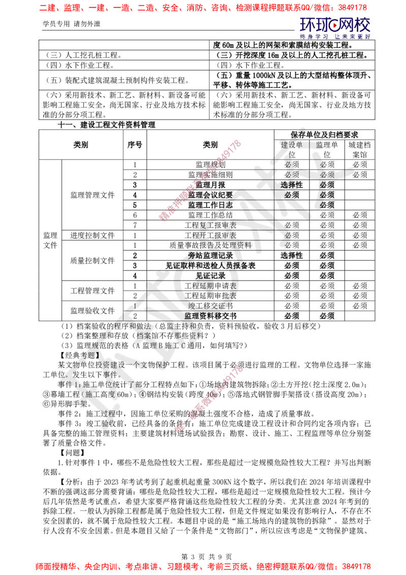 09.案例特训（九）_监理工程师_2025监理工程师_2025年监理工程师SVIP_2025年监理土建案例SVIP_04-冲刺串讲✿考点强化✿小灶集训_07-案例《案例特训班》张宝魁HQ推荐