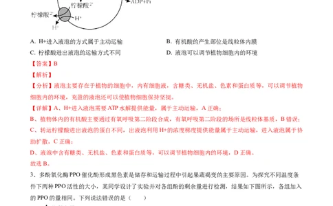 黄金卷02（解析版）-赢在高考&middot;黄金8卷备战2024年高考生物模拟卷（安徽专用）_2024高考押题卷_92024赢在高考全系列_（通用版）2024《赢在高考&middot;黄金预测卷》（九科全）各八套