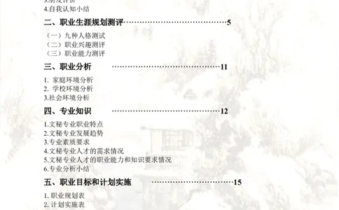 文秘职业生涯规划书_E6-职业规划_81文秘专业