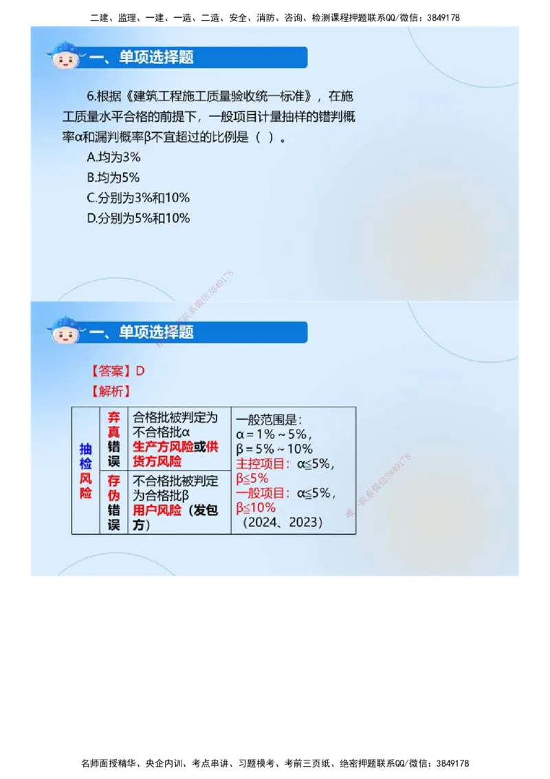 01.《建设工程目标控制（土木建筑工程）》真题解析.mp4_监理工程师_2025监理工程师_2025年监理工程师SVIP_2025年监理土建控制SVIP_03-习题精析✿实战特训✿模考通关_2024年