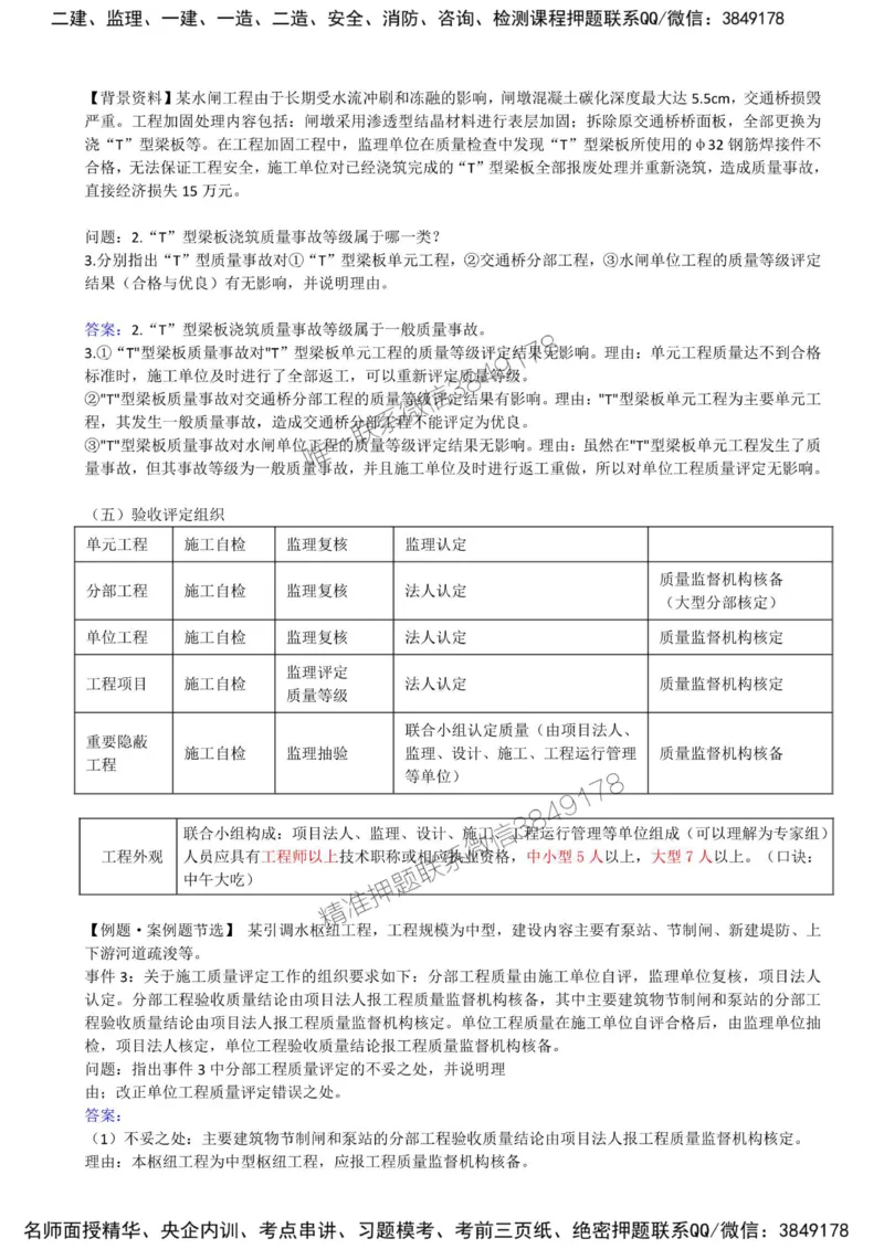 20-第四章-水利工程建设项目质量控制（五）_监理工程师_2025监理工程师_2025年监理工程师SVIP_2025年监理水利案例SVIP_02-基础精讲✿高端面授✿深度强化_讲义