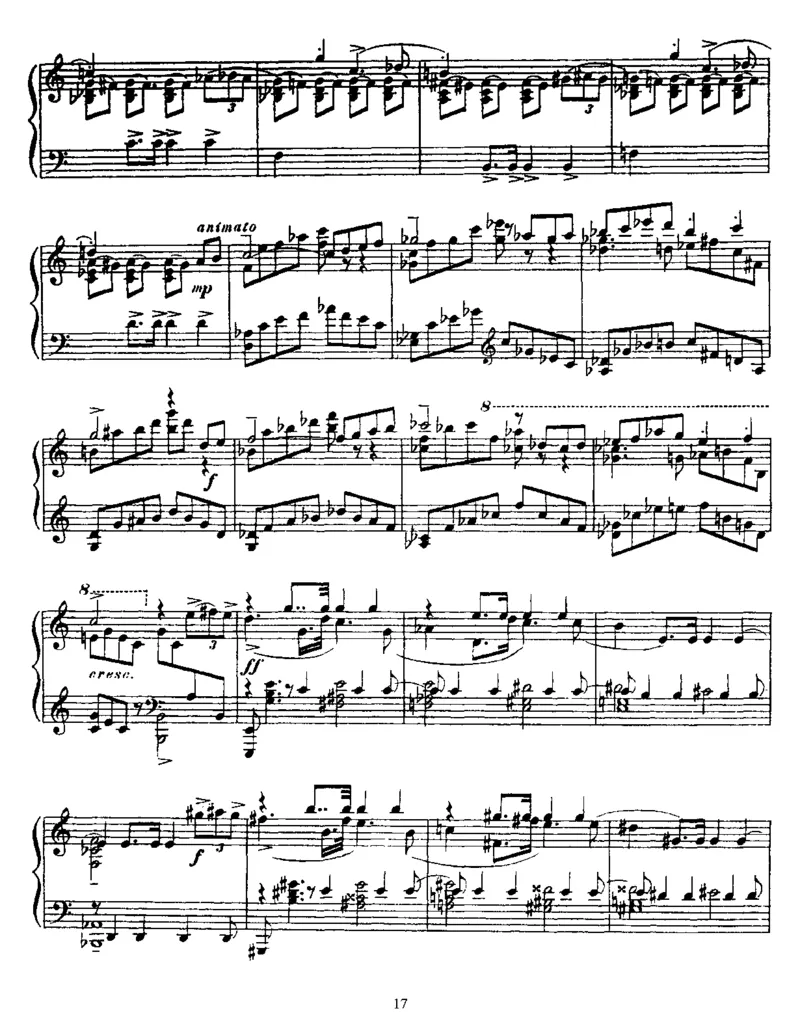 10Pieces,Op12_一万首著名钢琴曲谱哈农贝多芬合集视频教学电子版高清无水印可打印_1古典钢琴知名音乐家谱_普罗科菲耶夫钢琴谱全集_钢琴小品集