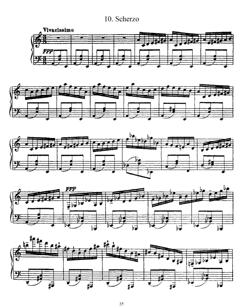 10Pieces,Op12_一万首著名钢琴曲谱哈农贝多芬合集视频教学电子版高清无水印可打印_1古典钢琴知名音乐家谱_普罗科菲耶夫钢琴谱全集_钢琴小品集