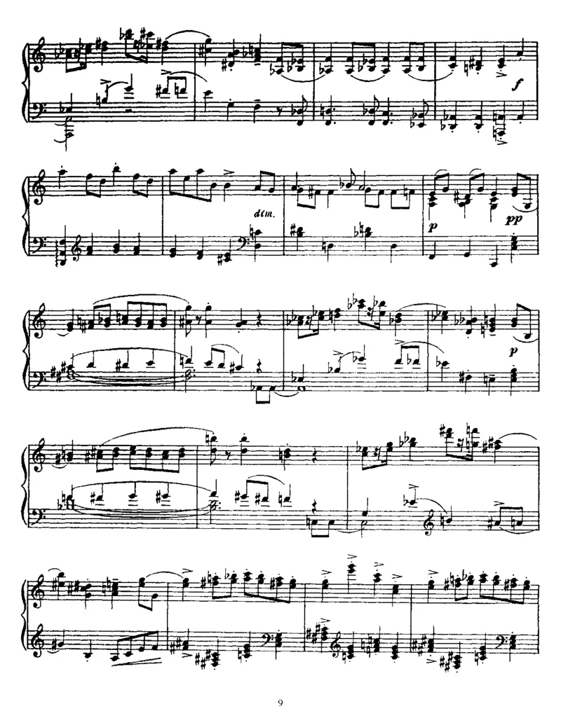 10Pieces,Op12_一万首著名钢琴曲谱哈农贝多芬合集视频教学电子版高清无水印可打印_1古典钢琴知名音乐家谱_普罗科菲耶夫钢琴谱全集_钢琴小品集