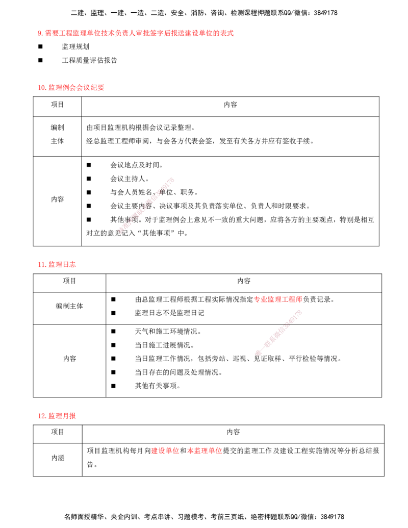 10-第九章-工程监理文件资料管理_监理工程师_2025监理工程师_2025年监理工程师SVIP_2025年监理概论法规SVIP_04-冲刺串讲✿考点强化✿小灶集训_讲义